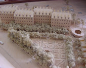 Model of Riggs Alumni Center for Hugh Newell Jacobsen, FAIA