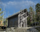 Digital Recreation of Thorncronw Chapel - Exterior