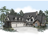 Pen and Ink with Digital Color Pre-construction marketing