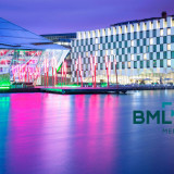 Grand Canal Dock at night Grand Canal Dock at night