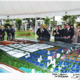 maquette urabinstique inaugurée par francois hollande_Valérie Trierweiler maquette urabinstique inaugurée par francois hollande_Valérie Trierweiler
