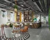 Co-working space - Interior design and 3D rendering